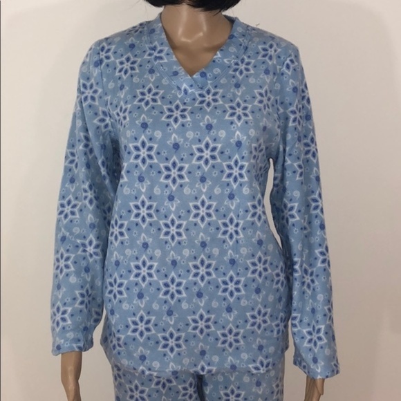LAST TWO!!! Mayfair 2 Piece Micro Fleece Pajamas PJs Set - Picture 2 of 14